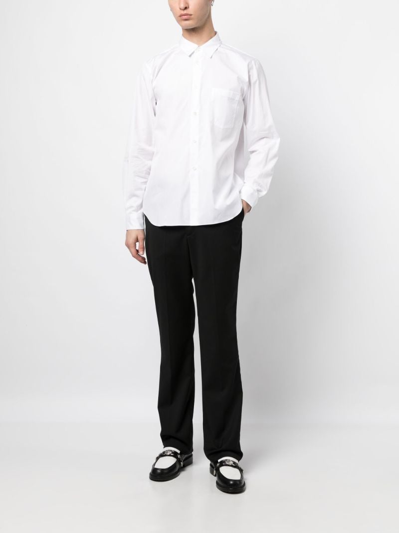 White Long Sleeve Cotton Shirt