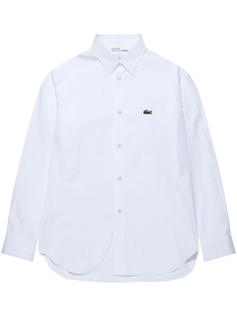 X Lacoste Logo AppliquÃ_x0083_Â© Cotton Shirt