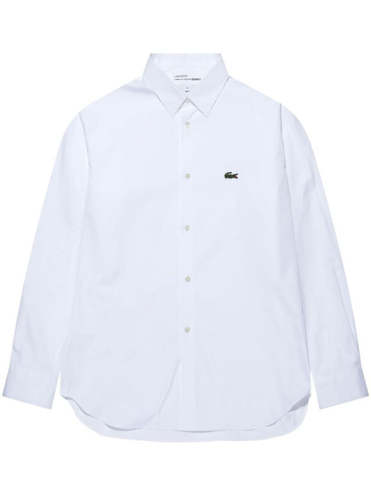 X Lacoste Logo AppliquÃ_x0083_Â© Cotton Shirt