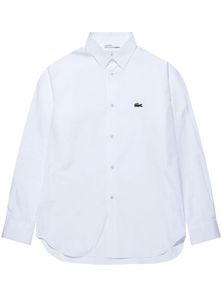 X Lacoste Logo AppliquÃ_x0083_Â© Cotton Shirt