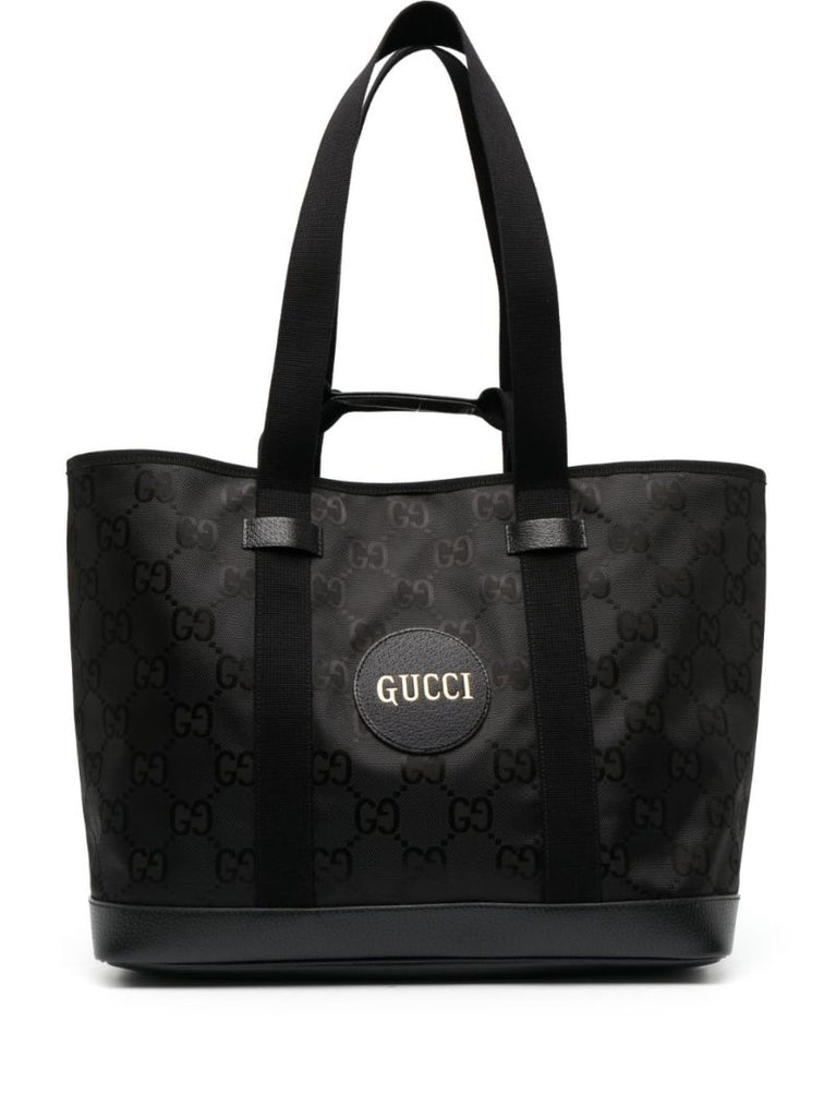 Black Gg Supreme Tote Bag