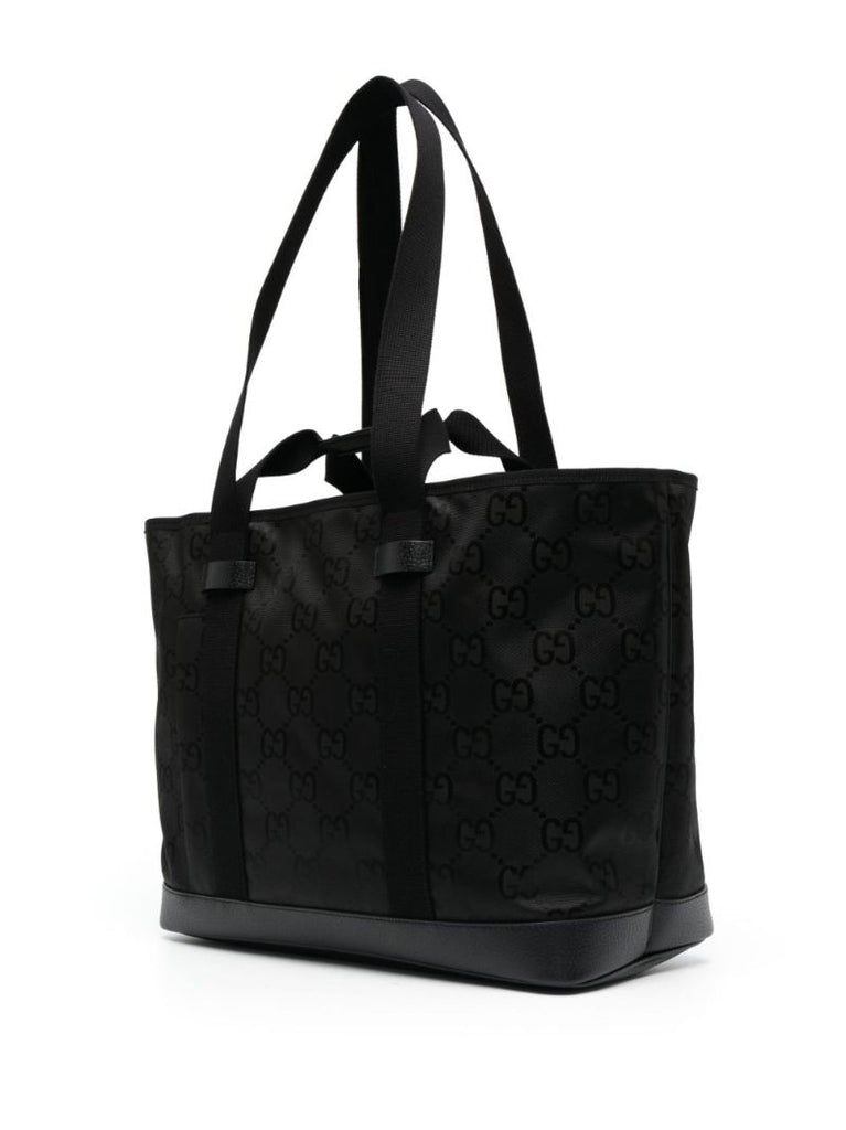 Black Gg Supreme Tote Bag