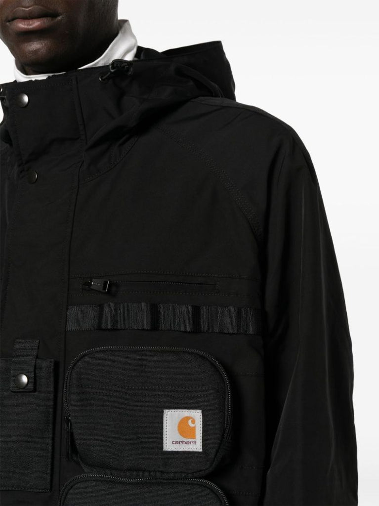 X Carhartt Wip Black Hooded Jacket
