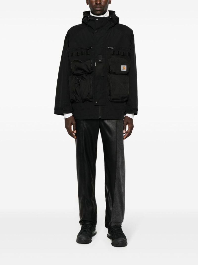 X Carhartt Wip Black Hooded Jacket
