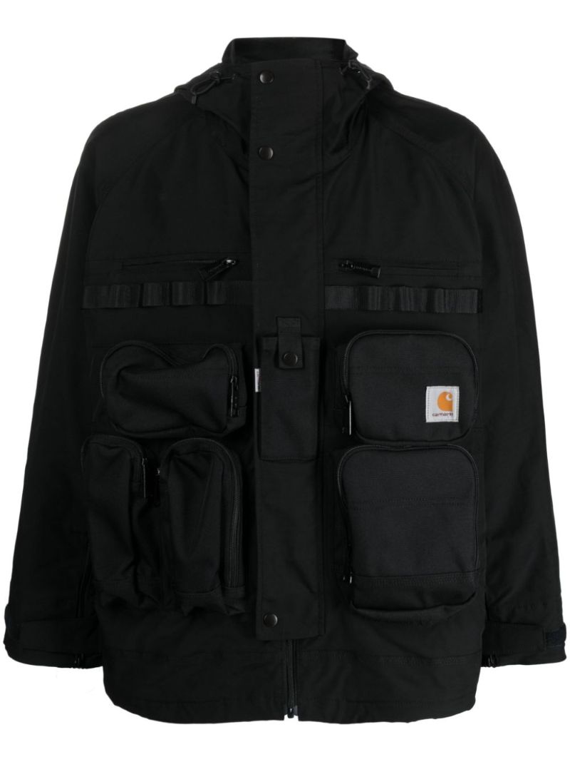 X Carhartt Wip Black Hooded Jacket