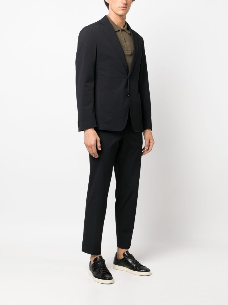 Blue Hanry Single-breasted Suit