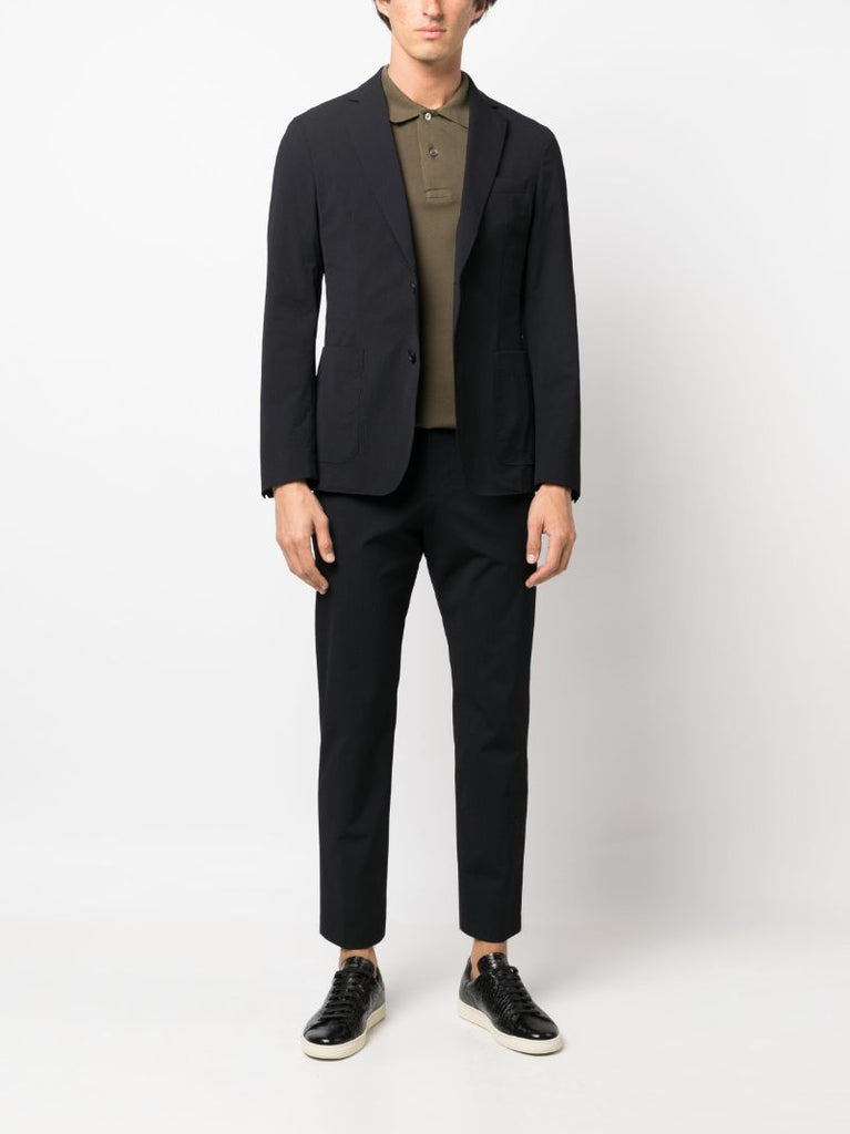 Blue Hanry Single-breasted Suit