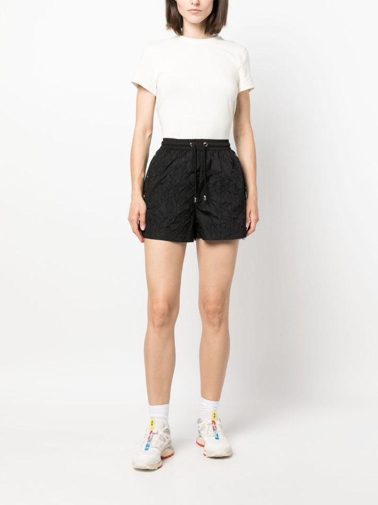 Black Volley Running Shorts