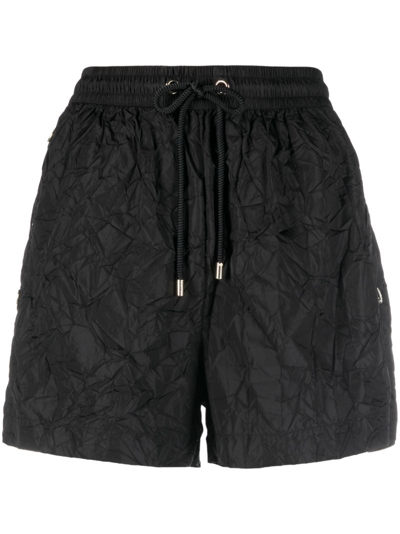 Black Volley Running Shorts