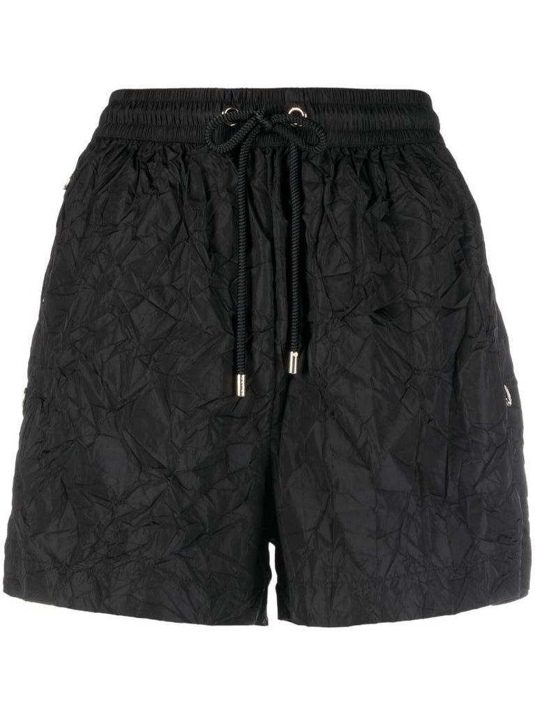 Black Volley Running Shorts
