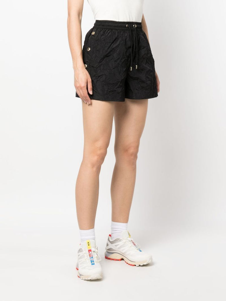 Black Volley Running Shorts