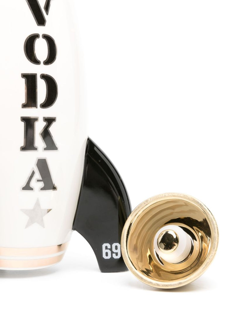 White Vodka Rocket Porcelain Decanter