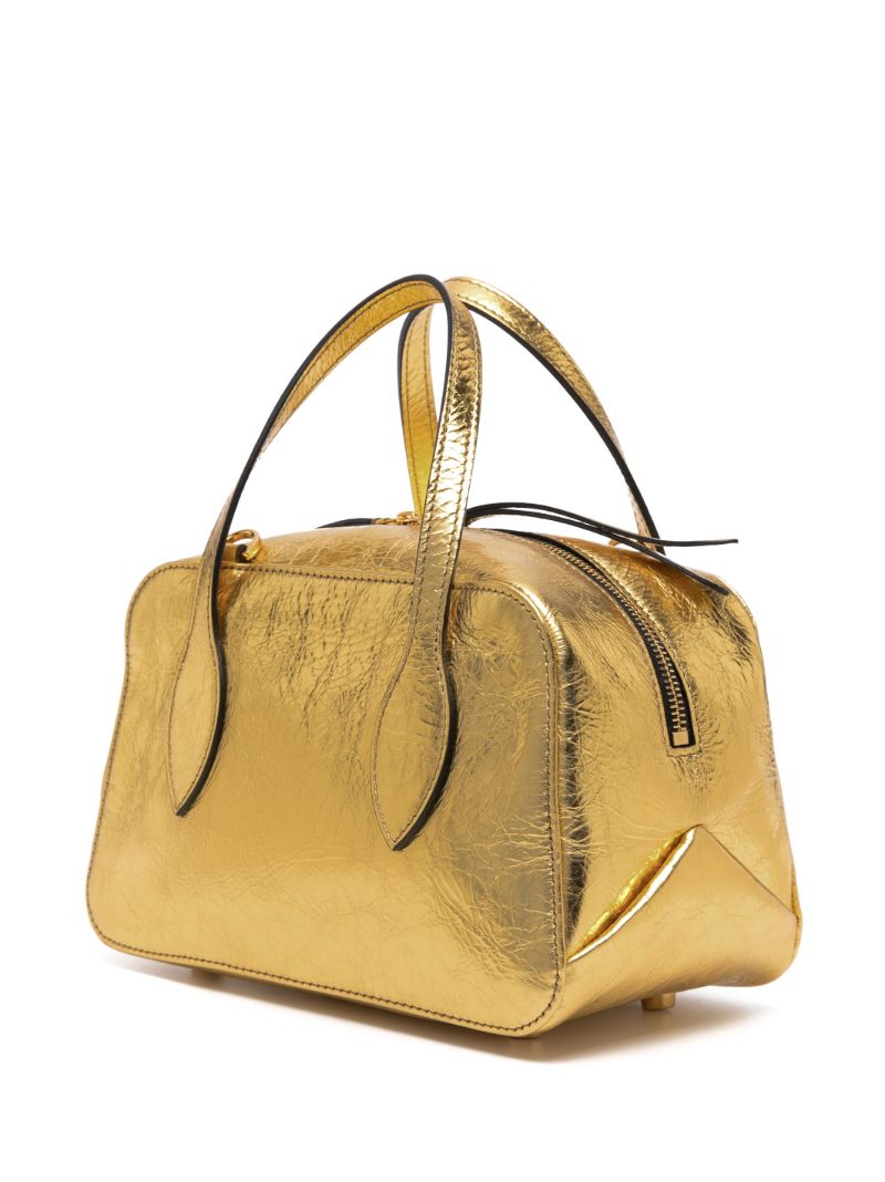 Gold Maeve Small Leather Cross Body Bag