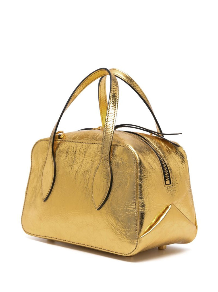 Gold Maeve Small Leather Cross Body Bag