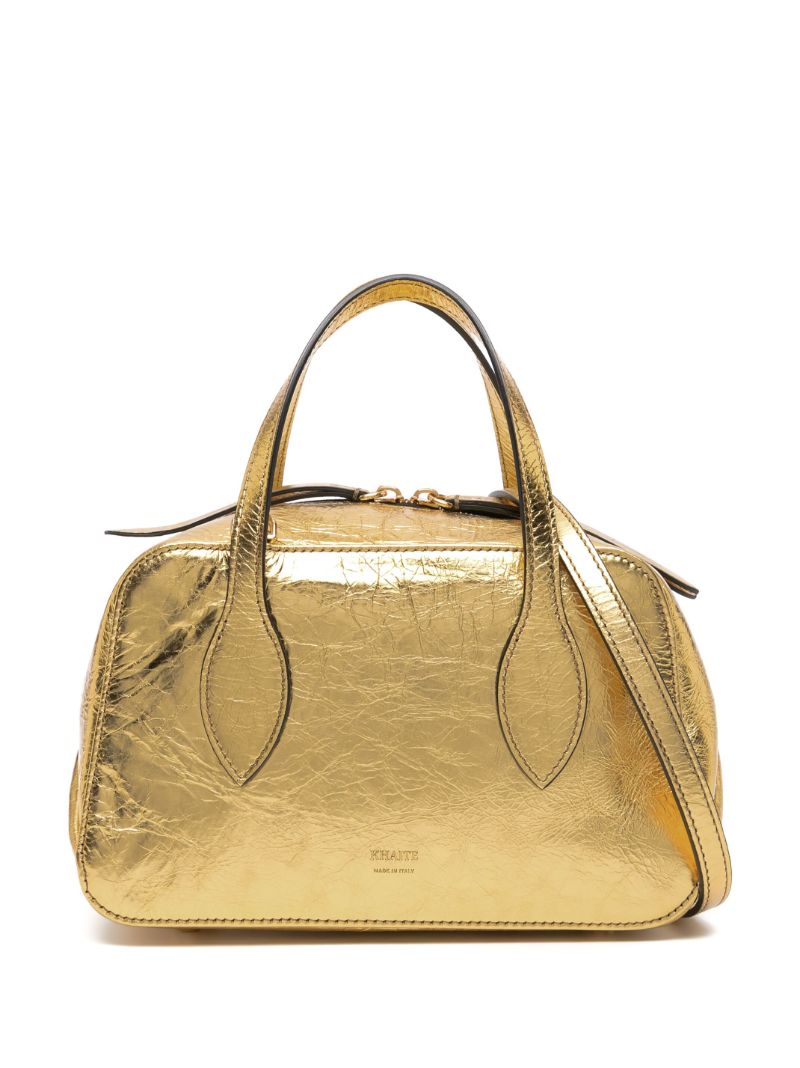 Gold Maeve Small Leather Cross Body Bag