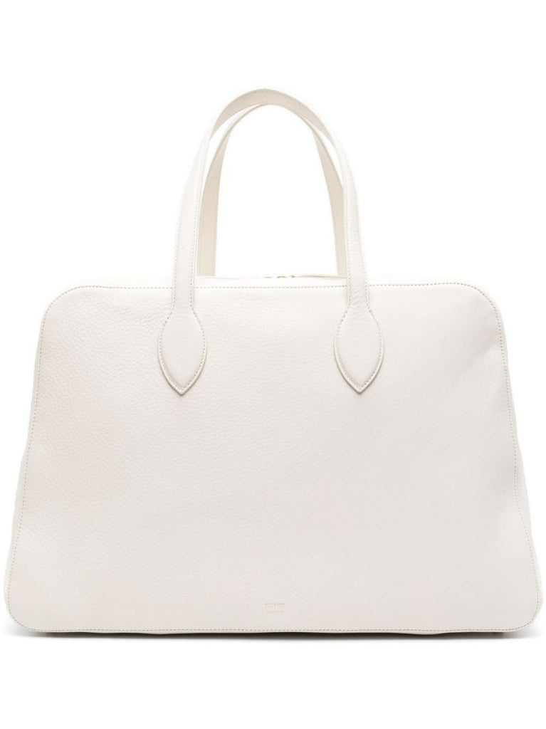 Neutral the Large Maeve Leather Tote Bag