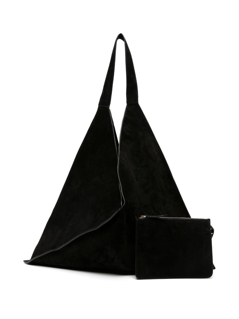 Black the Sara Suede Tote Bag