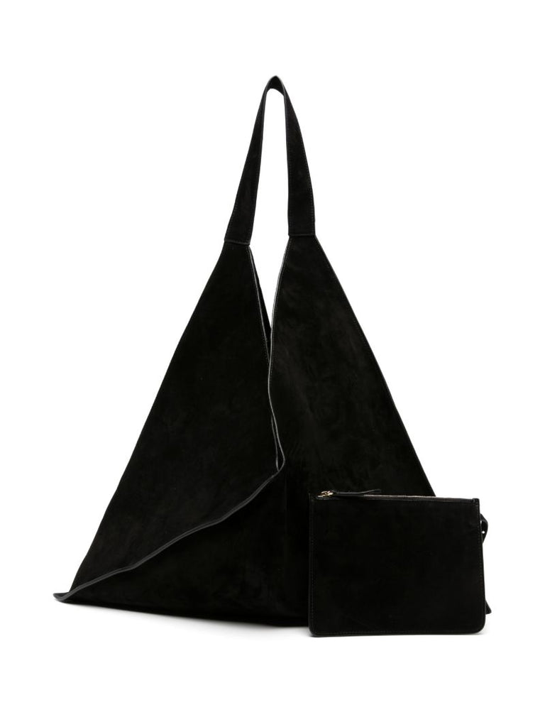 Black the Sara Suede Tote Bag