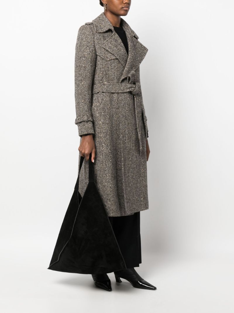 Black the Sara Suede Tote Bag