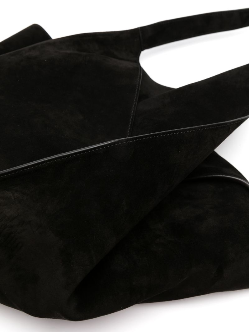 Black the Sara Suede Tote Bag