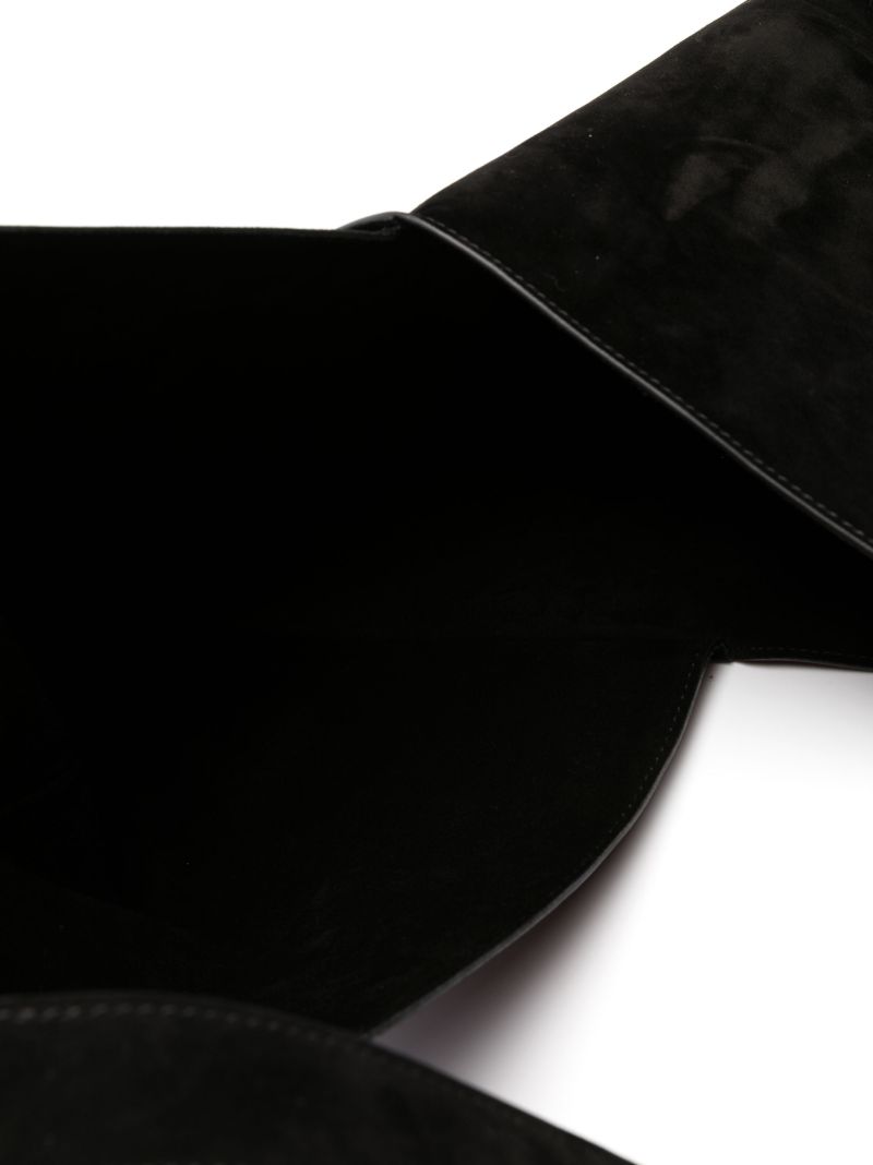 Black the Sara Suede Tote Bag