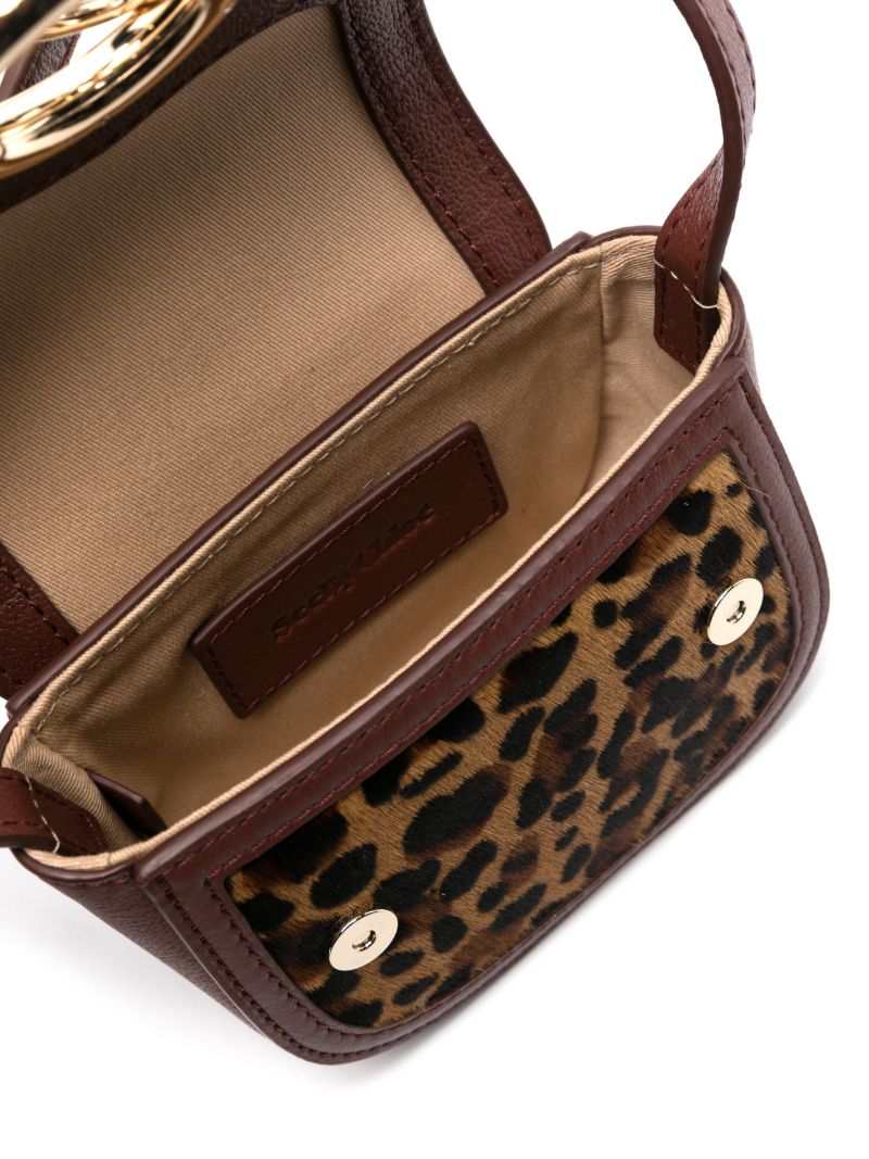 Brown Mara Leopard Cross Body Bag