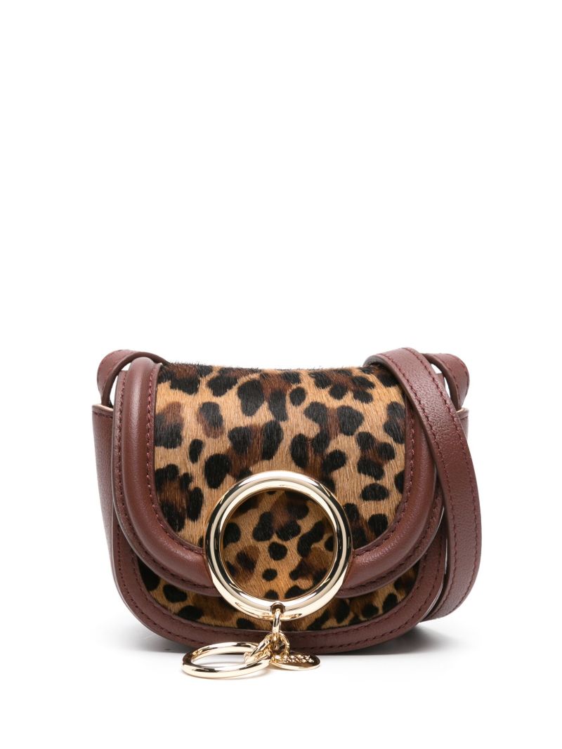 Brown Mara Leopard Cross Body Bag
