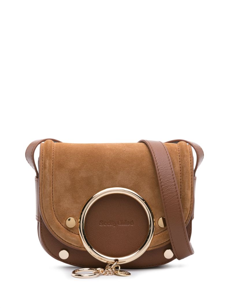 Brown Mara Suede Cross Body Bag
