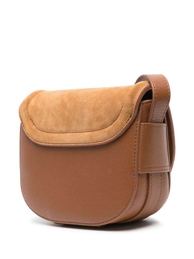 Brown Mara Suede Cross Body Bag