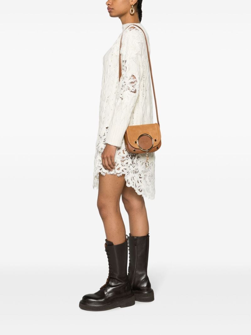 Brown Mara Suede Cross Body Bag