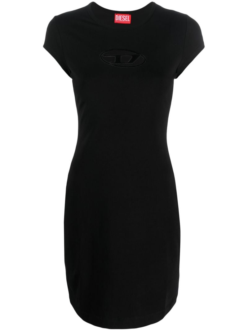 Black D-angiel T-shirt Dress
