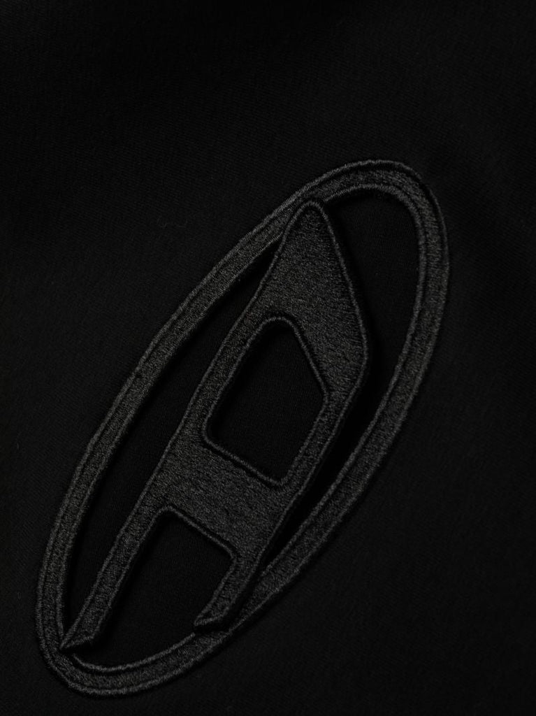 Black D-angiel T-shirt Dress