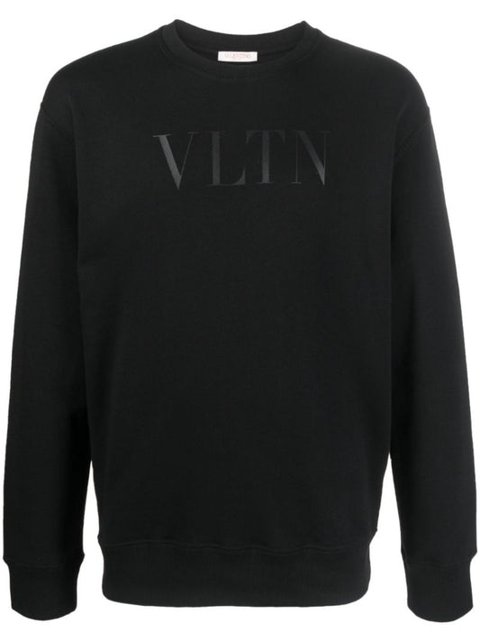 Black Vltn Logo-print Sweatshirt