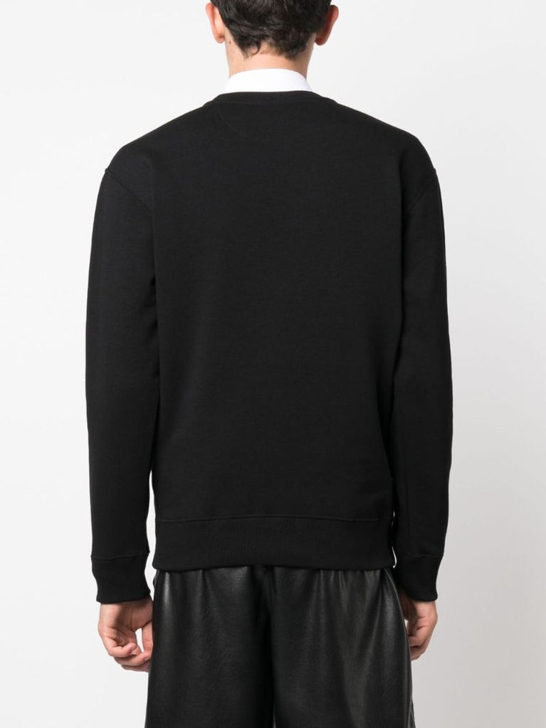 Black Vltn Logo-print Sweatshirt
