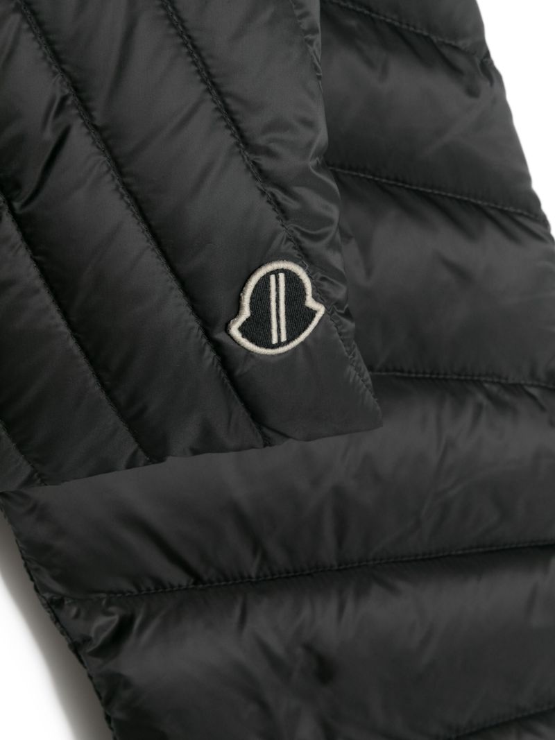 X Moncler Black Radiance Quilted Scarf