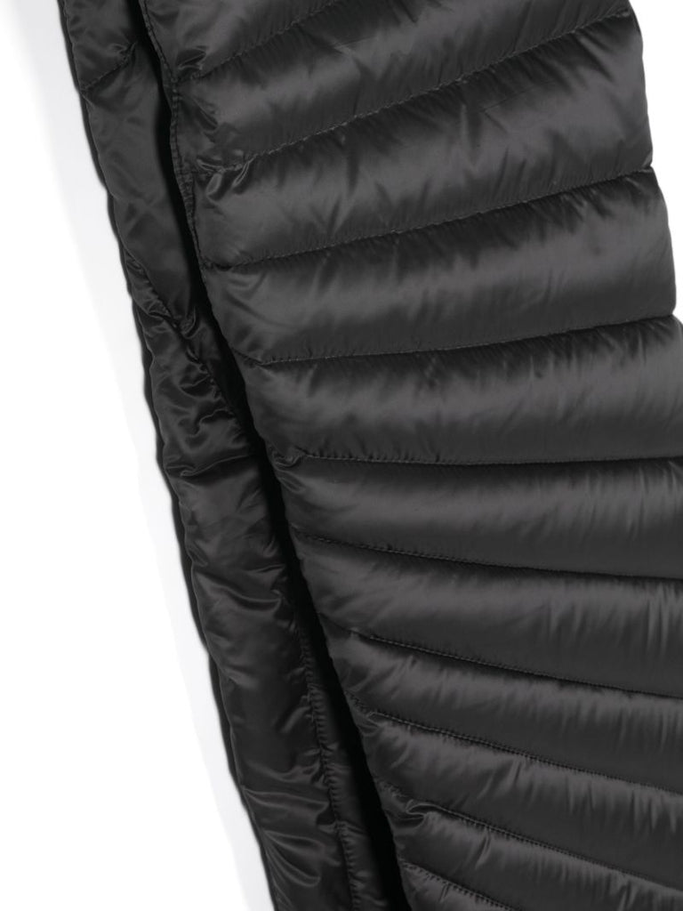 X Moncler Black Radiance Quilted Scarf