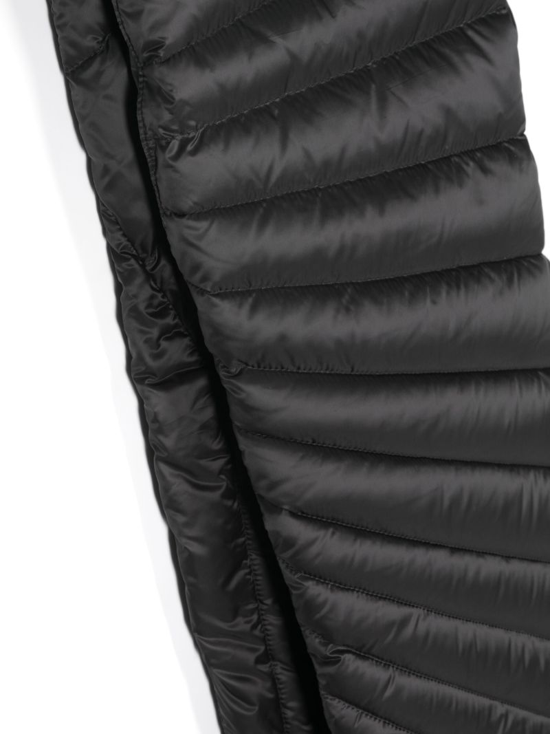 X Moncler Black Radiance Quilted Scarf