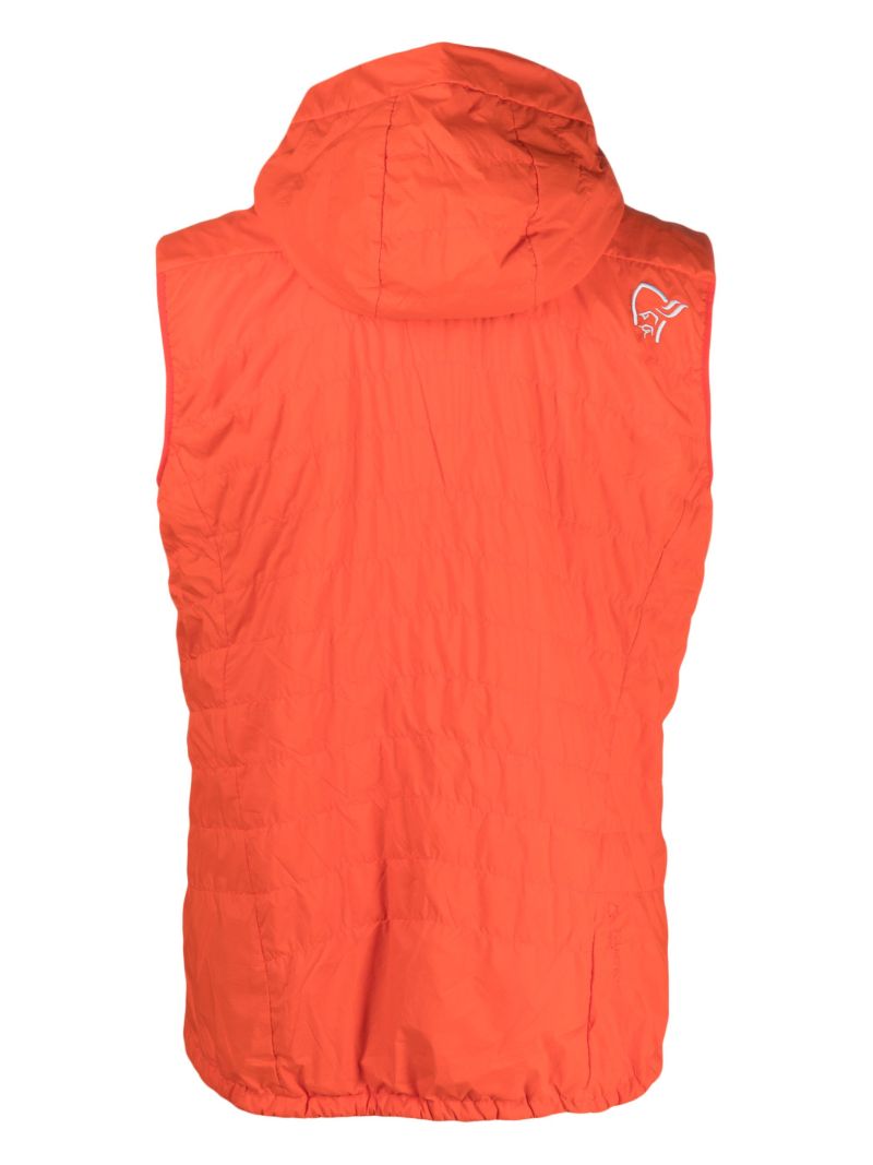 Red Lyngen Alpha 90 Hooded Gilet
