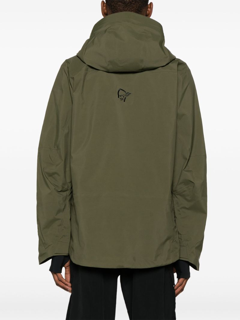 Green Iofoten Gore-tex Hooded Jacket