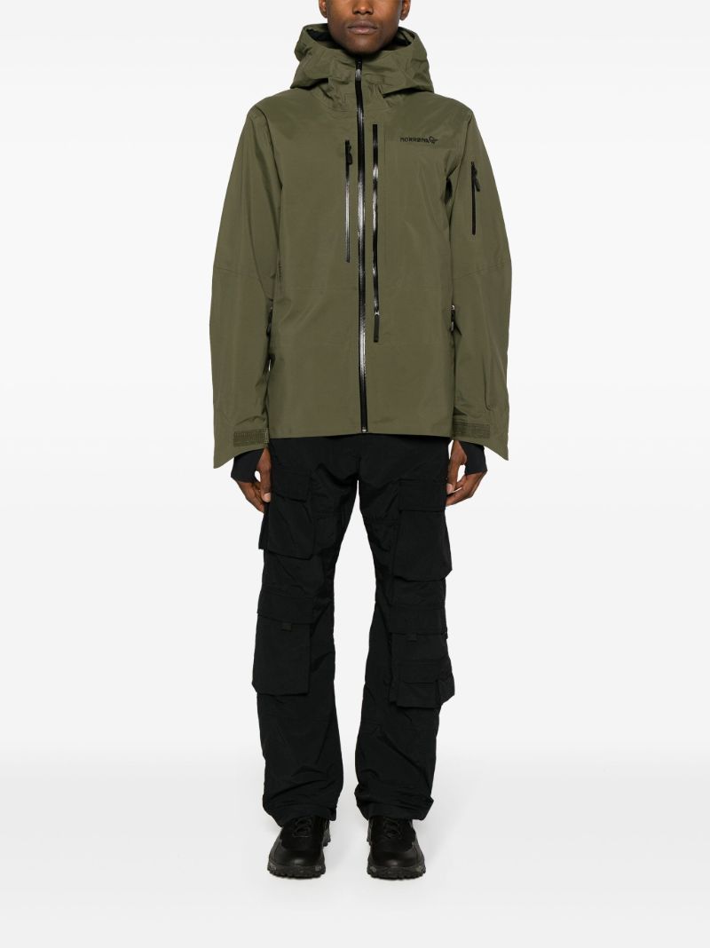 Green Iofoten Gore-tex Hooded Jacket