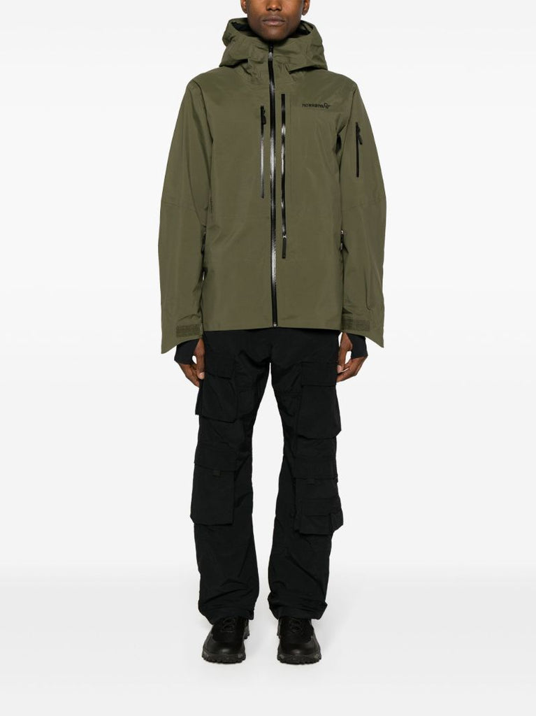 Green Iofoten Gore-tex Hooded Jacket