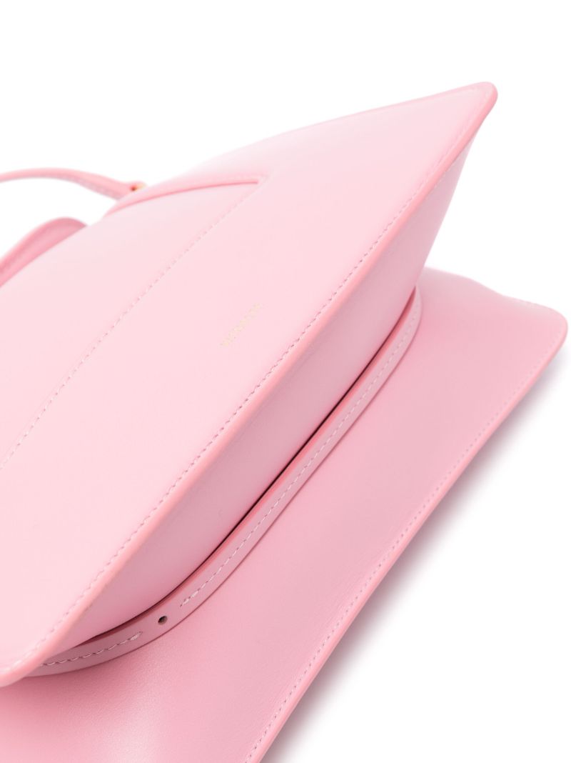 Pink Penelope Leather Cross Body Bag