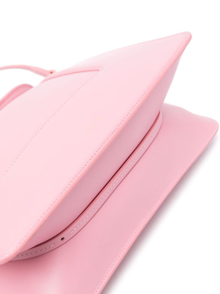 Pink Penelope Leather Cross Body Bag