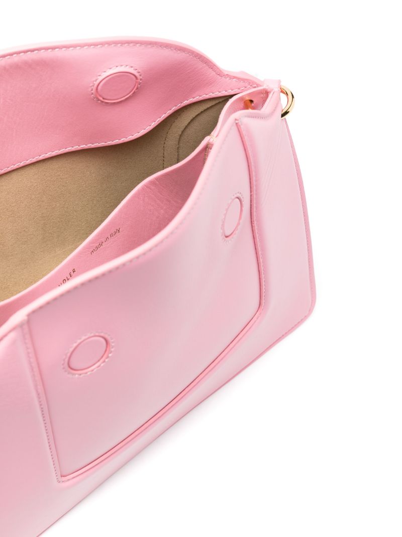 Pink Penelope Leather Cross Body Bag