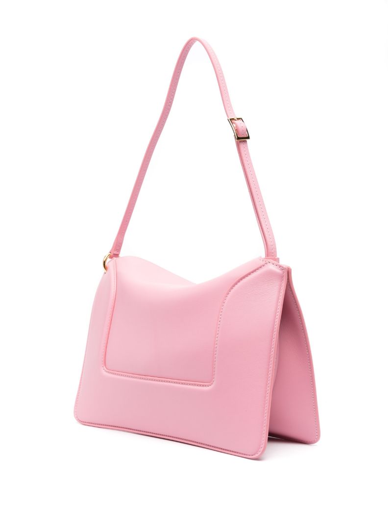 Pink Penelope Leather Cross Body Bag