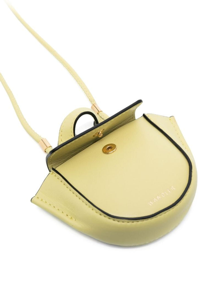 Yellow Hortensia Leather Mini Bag