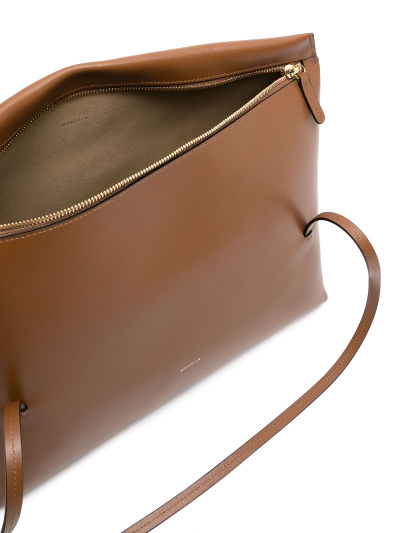 Brown Jo Medium Leather Tote Bag