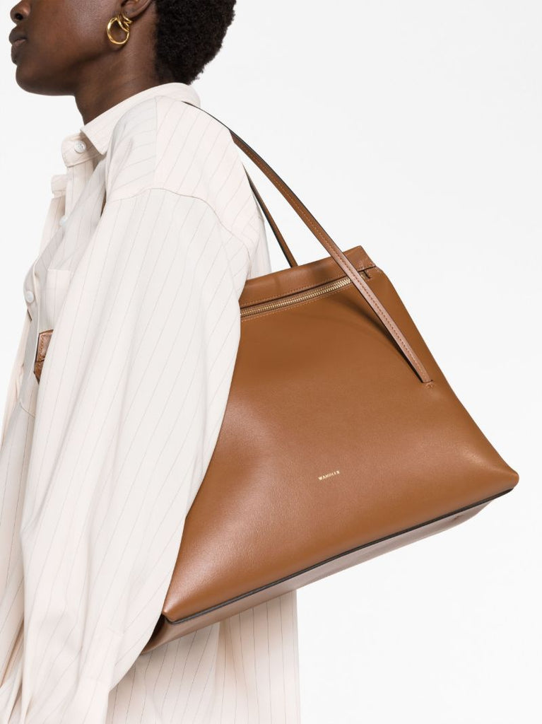 Brown Jo Medium Leather Tote Bag