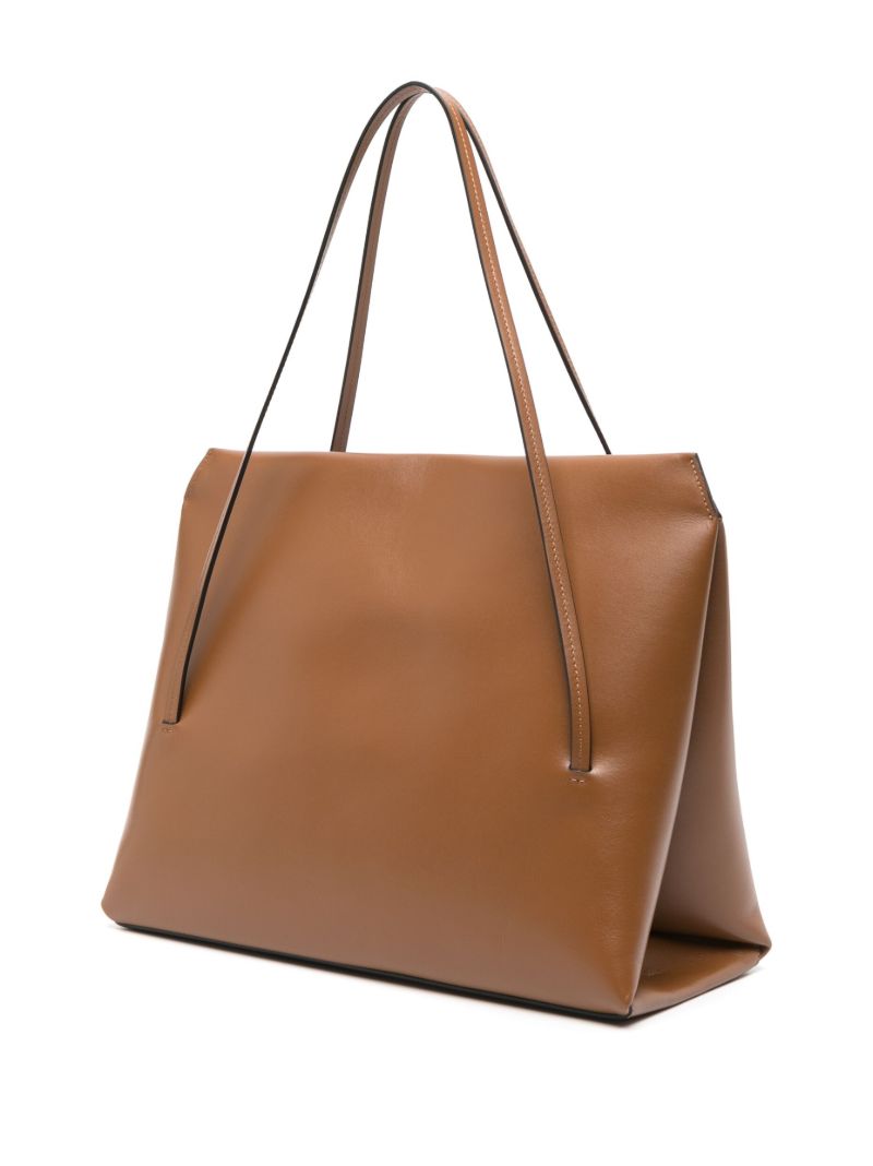 Brown Jo Medium Leather Tote Bag