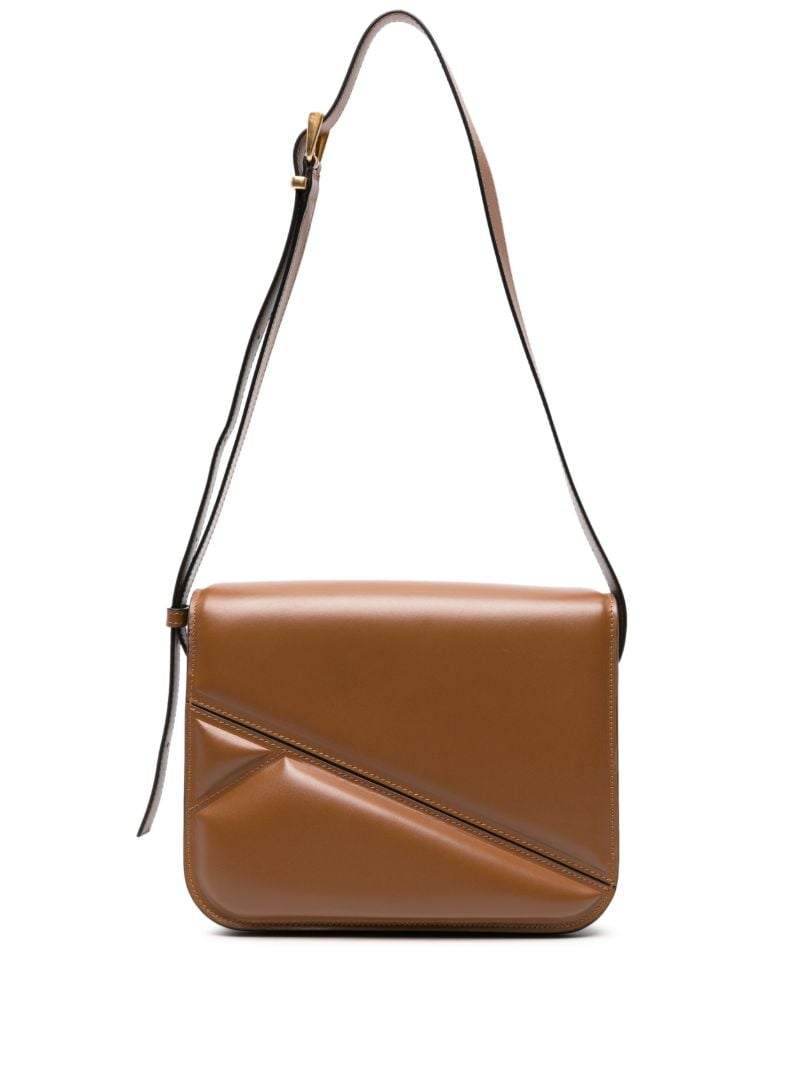 Brown Oscar Leather Cross Body Bag